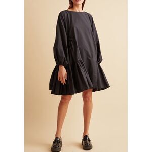 Merlette X Tomorrowland Byward Mini Dress Ruffle Swing Cotton Resort XS 279980